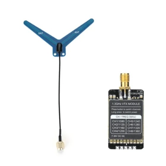 Wholesale 1.2G 1.3G 800mW VTX  Audio Video Module for RC Long Range Airplane Multicopter Racing Drone